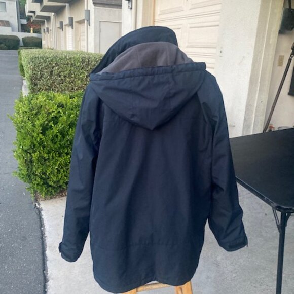Weatherproof brand Jacket with quilted lining and removable hood, Navy, X Large - Picture 2 of 5